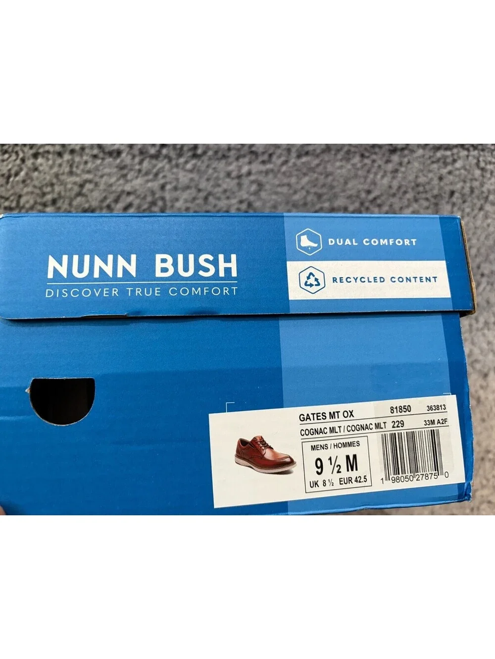 Man's Dress Shoes Nunn Bush Gates Oxford